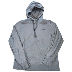 The North Face Hoodie Women's Gray M Cotton Blend Pullover Activewear